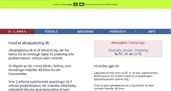 Desktop Screenshot of akutpsykolog.dk