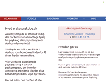 Tablet Screenshot of akutpsykolog.dk